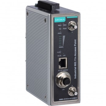 Беспроводной сетевой адаптер MOXA AWK-3131A-M12-RCC-EU-CT-T