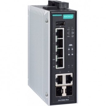 Коммутатор MOXA EDS-P506E-4PoE-2GTXSFP-T